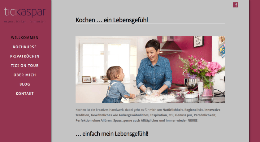 Webdesign für Restaurant Kärnten