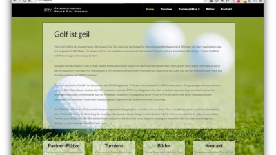 Webdesign für Golf