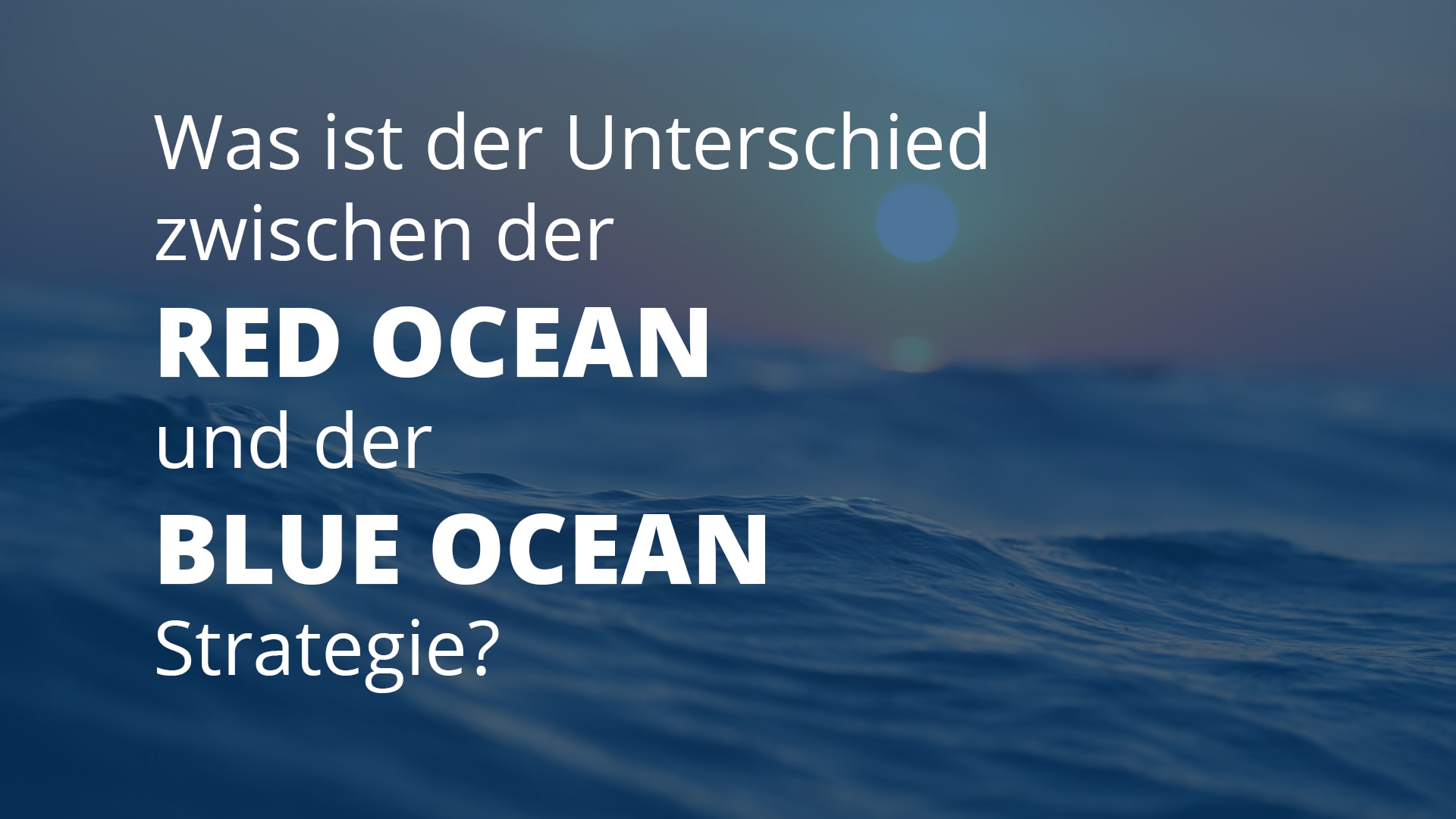 Blue Ocean Gewinnspiel Blue Ocean Gewinnspiel
